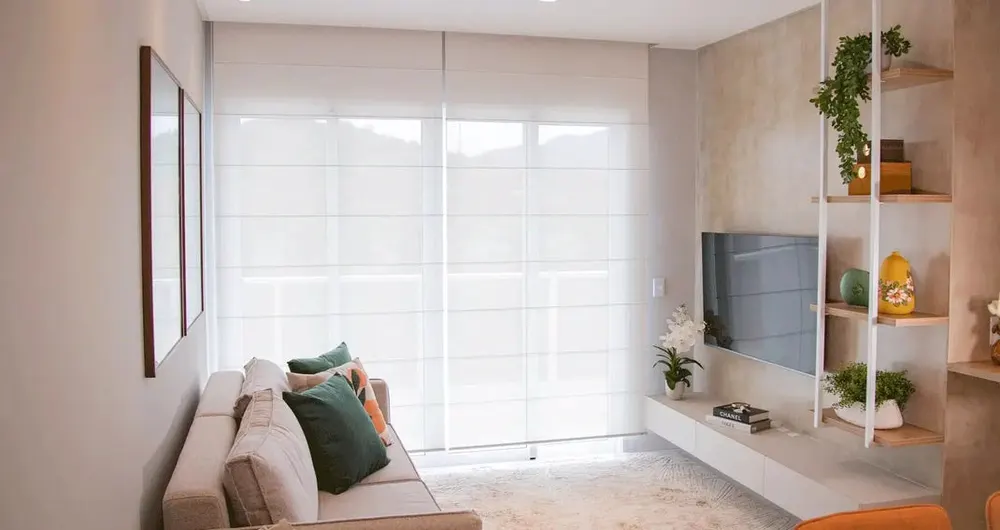 Persiana Romana instalada — projeto realizado 2